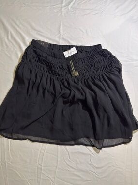 Banana Republic Women's Black Skirt Small Elastic Waist